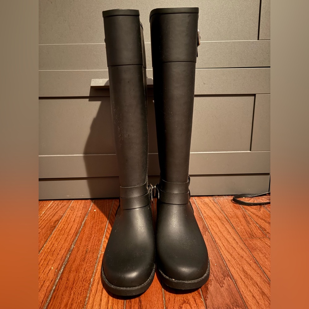 INC International Concepts Black Winter & Rain Boots